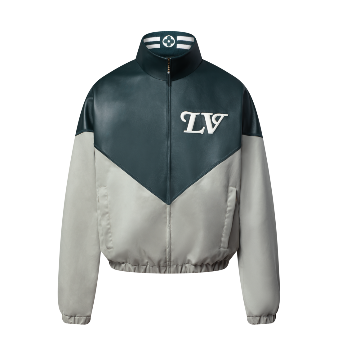 Graphic Leather Mix Tracktop - Ready-to-Wear | LOUIS VUITTON